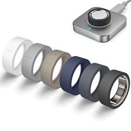 Ultra-Thin Covers Compatible with Oura Ring Gen 4/4 Ceramic/Oura Ring Gen 3 Cover, Anti-Scratch Silicone Smart Rings Accessories Protector for RingConn Gen 2/2 Air/ULTRAHUMAN for Women Men, 6 Pack