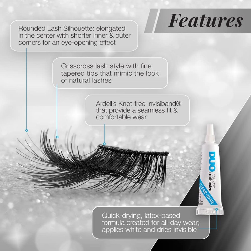 Ardell 3D Faux Mink 853 Lashes + 1 gram DUO