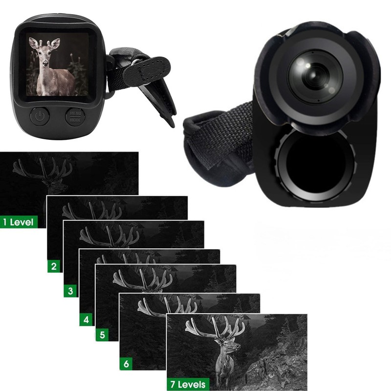 Infrared Night Vision Viewer 7 Levels IR Adjustment Outdoor Monocular