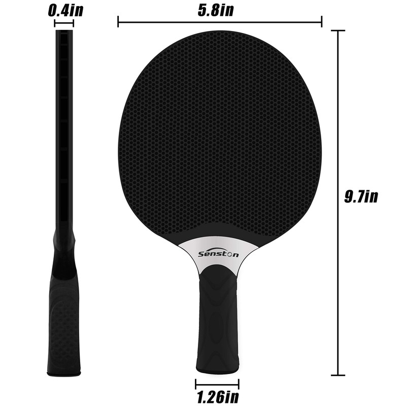 Senston Table Tennis Rackets Set, Professional Table Tennis Bats, Composite