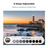 K&F Concept 40.5mm Variable ND2-400 Filter + Lens Cap +Cleaning