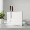THMINS White Magnetic Knife Holder, Double-Sided Magnetic Knife Block Universal