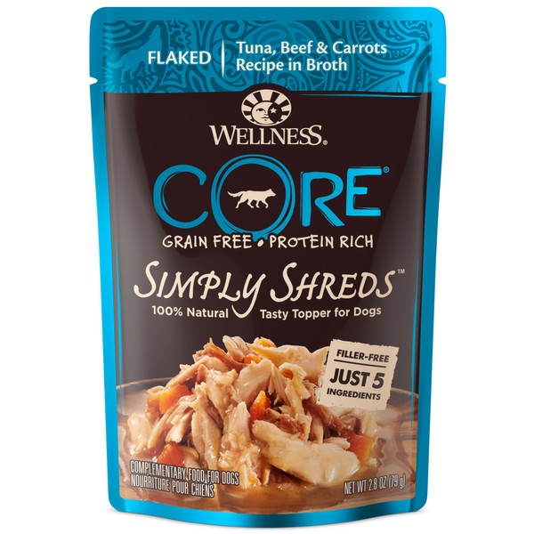 Wellness CORE Simply Shreds Natural Grain Free Wet Dog Food