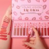 Set De 12 Brillos Labiales, Duraderos Y Fáciles De Aplicar