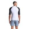 Arena Men's Rash Vest S/S Graphic Top, White-Black, M