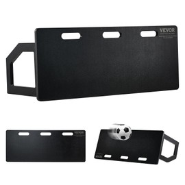 VEVOR Soccer Rebounder Board, 40 x 16 in Portable Training Wall with Dual Angles Rebound, Foldable HDPE Kickback Board, Soccer Practice Equipment, Ideal for Kids and Adults Passing & Shooting Drills