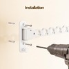 Deasolin Wall Mounted Clothes Drying Rack, Laundry Clothes Hanger Rack