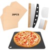 Hisencn 5pcs Pizza Steel Set for Oven and Grill, 16"