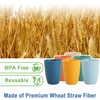 BUSOKIP 12 oz Wheat Straw Cups Set of 6, Alternatives