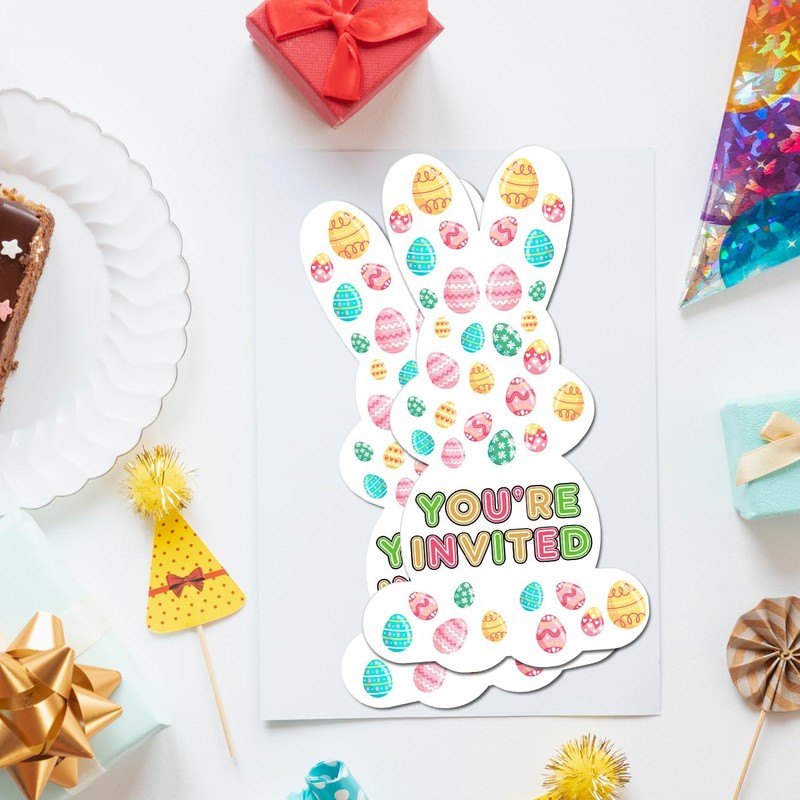 Easter Invitations with Envelopes Set of 20 Easter Egg Hunt
