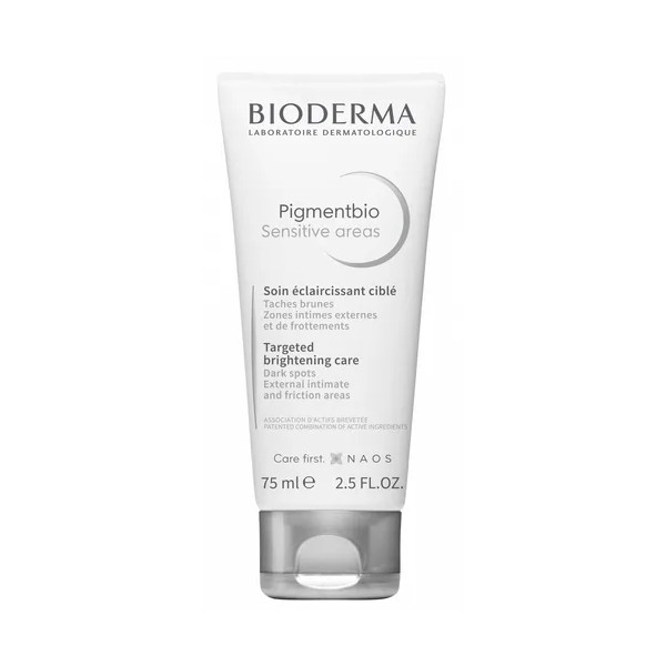 Bioderma Pigmentbio Sensitive Areas Crema Corporal, Ilumina Zonas Delicadas, 75