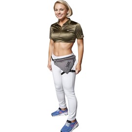 Larswon Renaissance Bag Leg Pouch for Women Renaissance Belt Festival Hip Thigh Pack for Women Gray