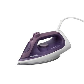 Panasonic NI-S630 Steam/Dry Iron, Ergonomic 1500W with Ceramic Soleplate and U-Shaped Groove, Auto Shut Off and Anti-Calc