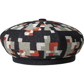Kangol Pixelated Plaid Beret - Deep Springs/Nickel/L Deep Springs/Nickel, Large