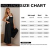 IWOLLENCE Women's Summer Jumpsuits Boho Wide Leg Overalls Casual Loose