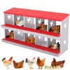 Chicken Nesting Box, 10 Compartment Metal Chicken Nesting Boxes for