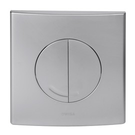 WISA XS Excellent Argos DF Toilet Control Plate Matt Chrome