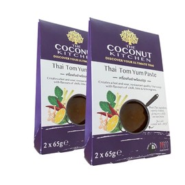 The Coconut Kitchen – Thai Tom Yum Soup Paste, Thai Ramen, Laksa, Hot & Sour Gluten Free (Pack of 2 x 130g) | 2 Pack