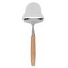 Stainless Steel Cheese Slicer- Multi-Functional Cheese Slicer -Wood Handheld Slicer