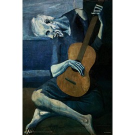 Scorpio Posters Old Guitarist - by Pablo Picasso - Laminated Poster - 24.5" x 36.5"