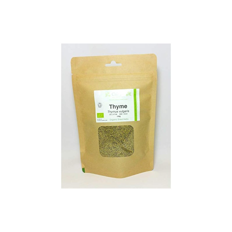 Organic Thyme Dried Herb (Thymus vulgaris) (100g)