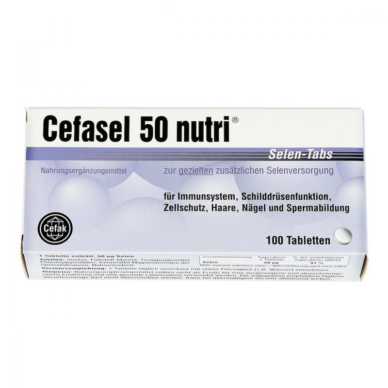 Cefasel 50 Nutri Selen-Tabs