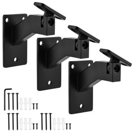 Patioer Adjustable Handrail Brackets, Heavy Duty Stair Railing Brackets for Staircase Banister, 3 Pack