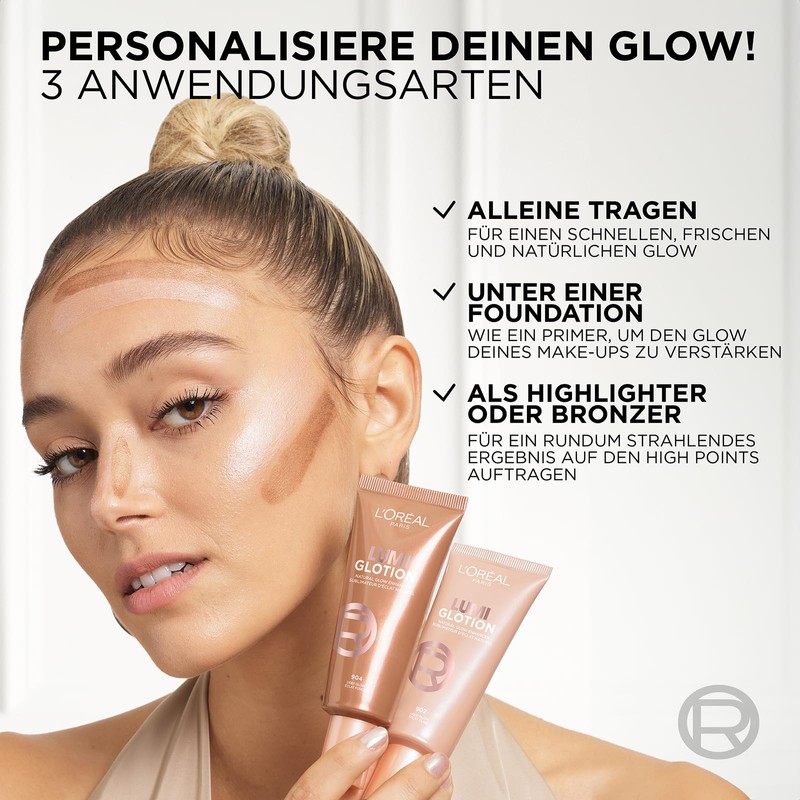 L'Oréal Paris Lumi Glotion, Multi-Use Liquid Highlighter for Face and