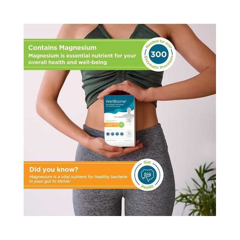 Prebiotic Fibre Complex for Gut Health by Wellbiome - Probiotic