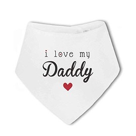 BWW Print Ltd I Love My Daddy - Baby Bandana Bib