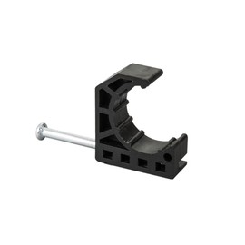 (Pack of 50) Topaipe 1/2 Inch Single Nail Half Clamp, J-Hook with Nail, J-Clamp Tool for Pex Tubing Pipe Support