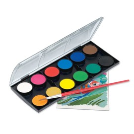 Faber-Castell Watercolor Paint Set With Brush - Premium Washable Watercolors for Kids