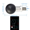 1-Zoll Ball Mount Tragbare Stativ Ball Adapter Motorrad ATV Rückspiegel