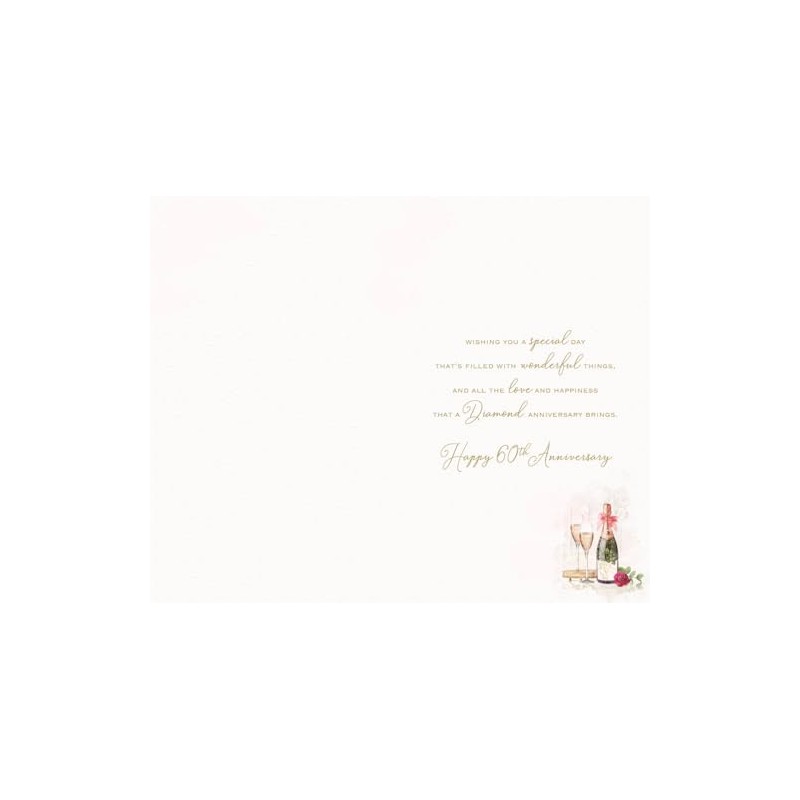 ICG 60th Milestone Diamond Anniversary Card - 60 Years -