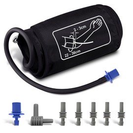 Blood Pressure Cuff, 8.7''-14.2'' (22-36cm) Replacement Cuff for Arm with 7 Connectors, Blood Pressure Cuff for Home Us