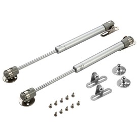 BuxiuGK 2 Pieces Gas Spring 100N/10KG Gas Struts with Screws for Toy Box Soft Close Lift Stay Support for Kitchen Cupboards Cabinet Door
