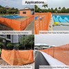 Vocray 4x100 FT Orange Safety Fence, Plastic Mesh Roll for