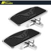 Adjustable Motorcycle Floorboards Rear Passenger Foot Pegs Footboard Pedals Compatible