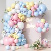 Pink Pastel Balloons 12 Inch, 35 PCS Birthday Balloons, Blue