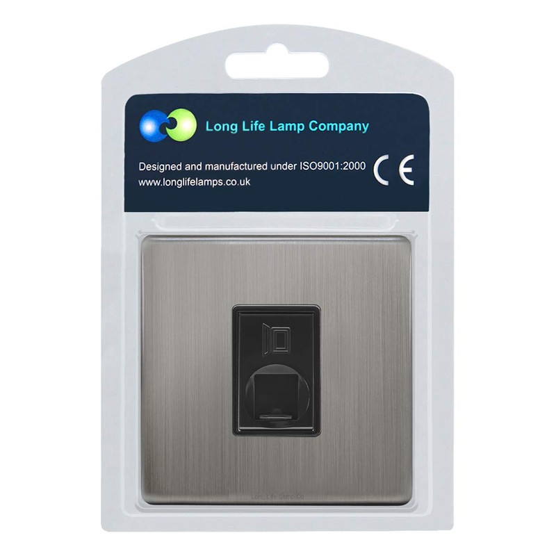 1 Gang Ethernet Port Data Socket CAT 5 Wall Plate