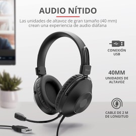 Trust Zaru - Auriculares con Micrófono PC