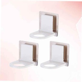 FOMIYES 9 Pcs Shower Hooks Shampoo Bottle Hooks Shampoo Hook Holder Shampoo Shower Bathroom Bottle Holder Shower Hoocks Suction Cup Hooks Bathroom Accessories No Trace Hook Rack White