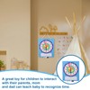 Lurrose Time Educational Aid Magnetic Clock Children Toy Clock Learning