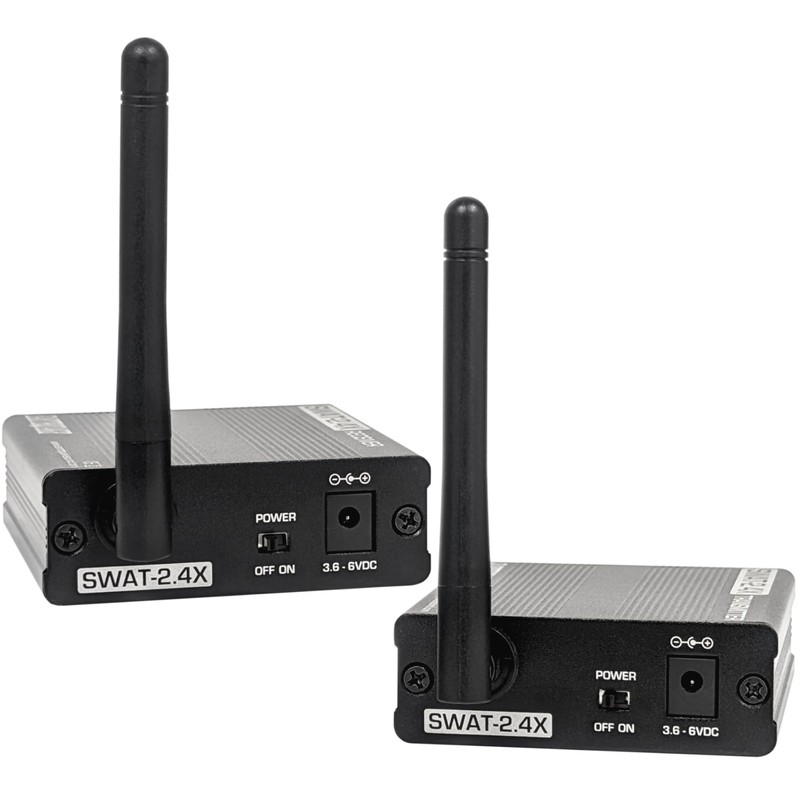 EARTHQUAKE SWAT-2.4X Stereo Wireless Audio Transceiver Set, Long Range, Low
