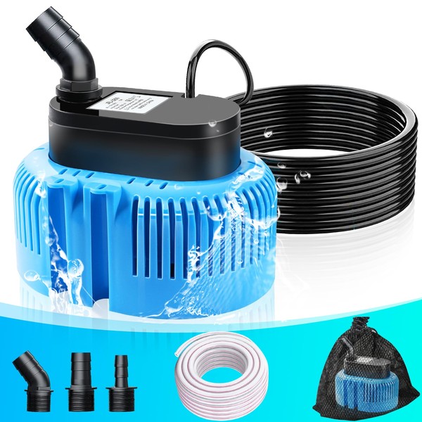 DeeprBetter Above Ground Pool Cover Pump, Submersible Water|Sump Pump for