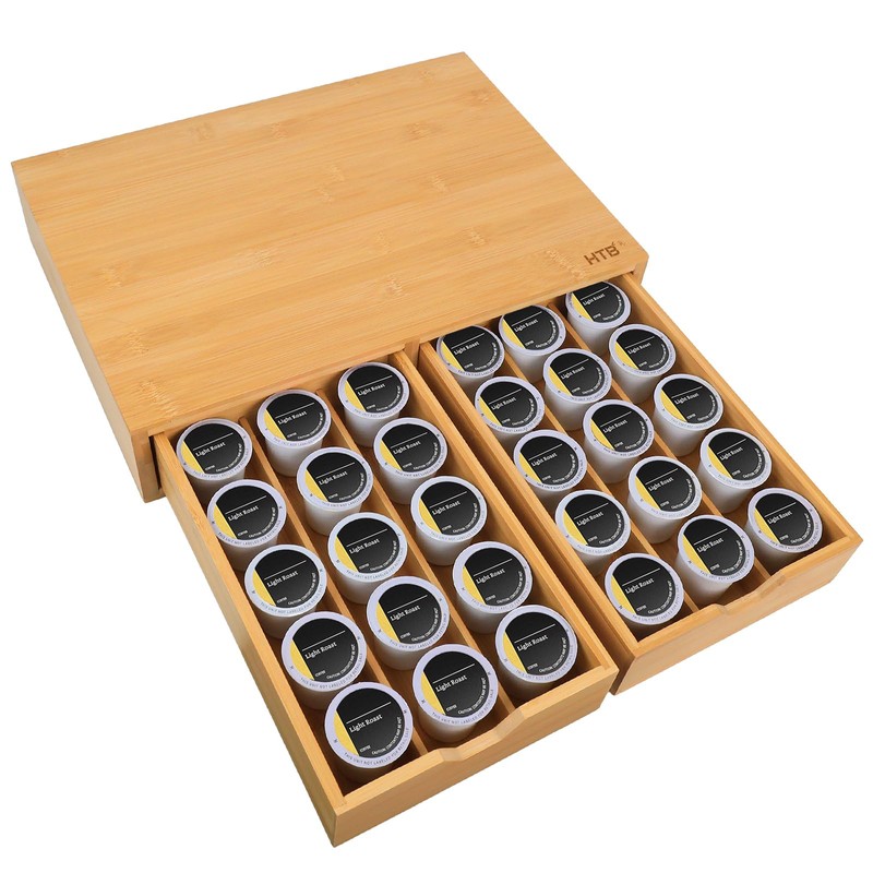 HTB K Cup Holder Compatible with K Cups,Coffee Pod Holder