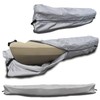 EliteShield Canoe Cover Kayak Cover; Waterproof UV Resistant Marine Grade