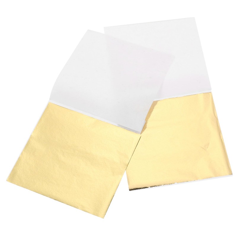 TEHAUX 4sets Sheets Foil Art DIY Crafts Gilding Craft Foil