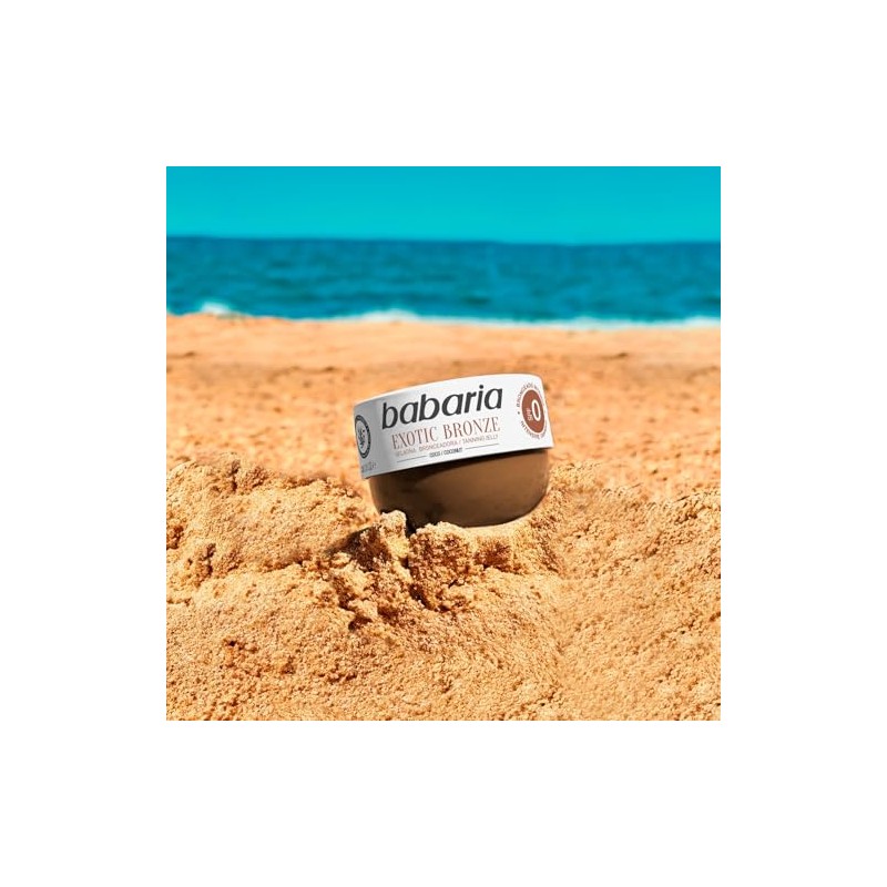 Babaria unisex exotic bronze coconut oil tanning jelly, SPF 0,