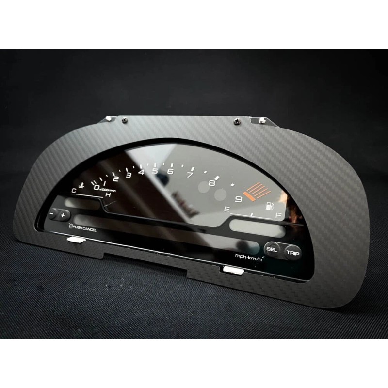 RPSDZN Twill Dry Carbon Fiber S2000 Cluster Conversion Bezel for